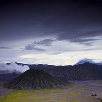 Buy canvas prints of  Bromo Volcano, Java, Indonesia by Julian Bound