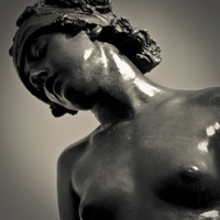 Buy canvas prints of   Nude statue of Wales by Julian Bound