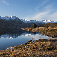 Buy canvas prints of Loch Cluanie Highlands Scotland by Stephen Beardon