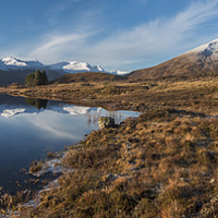 Buy canvas prints of Loch Cluanie Panoramic by Stephen Beardon