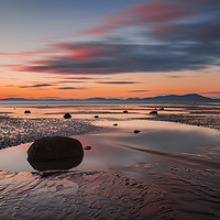 Buy canvas prints of Allonby Sunset in Cumbria by Stephen Beardon