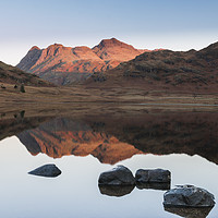 Buy canvas prints of Sunrise Blea Tarn in The Beautiful Lake District by Stephen Beardon