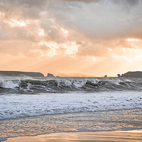 Buy canvas prints of Morning Tide by Delwyn Edwards