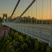 Buy canvas prints of  Clifton suspension bridge, Bristol by Glenn Cresser