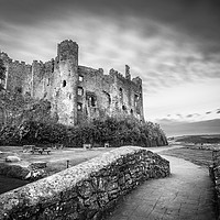 Buy canvas prints of Laugharne Castle, Wales by Glenn Cresser