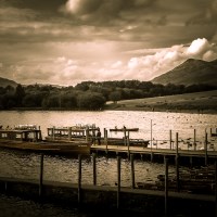 Buy canvas prints of Boats on Derwent Water by Sue Slator