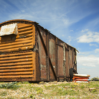 Buy canvas prints of  Shack in Dungeness by Steve Smith