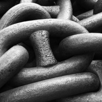 Buy canvas prints of  Chain Links by Steve Smith