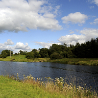 Buy canvas prints of  The River Dee by Harvey Hudson