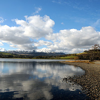 Buy canvas prints of Lake Bala In Snowdonia  by Harvey Hudson