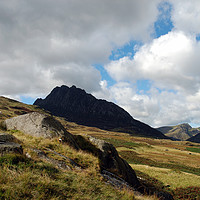 Buy canvas prints of Tryfan Mountain In Snowdonia by Harvey Hudson