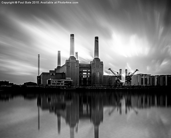  Battersea Power Station Framed Mounted Print by Paul Bate