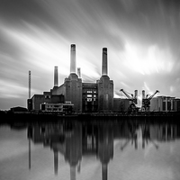 Buy canvas prints of  Battersea Power Station by Paul Bate