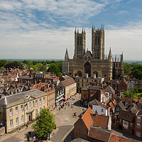 Buy canvas prints of Lincoln Cathredral by Scott Pollard