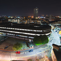 Buy canvas prints of Leicester over Lee Circle car park by Scott Pollard