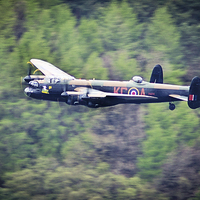 Buy canvas prints of  WW2 Lancaster Bomber - Dambusters by Phil Sproson