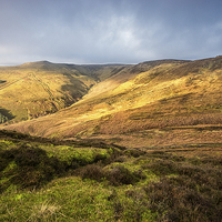 Buy canvas prints of  Morning Light on the Edges of Kinder, Peak Distri by Phil Sproson