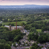 Buy canvas prints of Bollington and Manchester by Phil Sproson