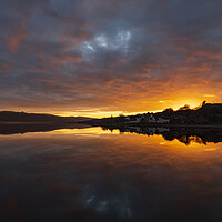 Buy canvas prints of Winter Sunset on Loch Fyne by Rich Fotografi 