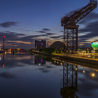Buy canvas prints of Finnieston Crane on the River Clyde, Glasgow by Rich Fotografi 