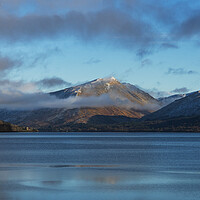 Buy canvas prints of First snow of the winter, Loch Fyne, Scotland. by Rich Fotografi 