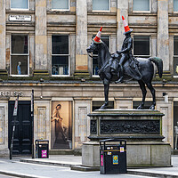 Buy canvas prints of The Duke of Wellington, Glasgow. by Rich Fotografi 