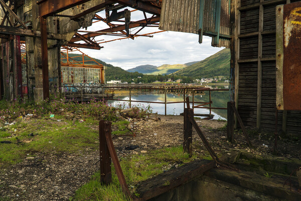 Old Torpedo Testing Station, Loch Long Picture Board by Rich Fotografi 