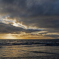 Buy canvas prints of January Sunset on Troon Beach by Rich Fotografi 