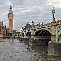Buy canvas prints of Westminster Bridge, Big Ben and the Houses of Parliament. by Rich Fotografi 