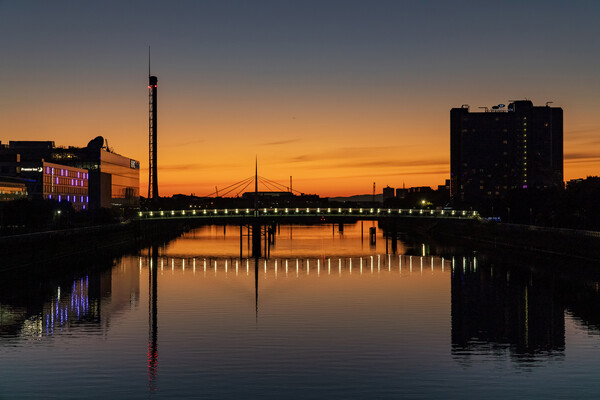Sunset on the Clyde Picture Board by Rich Fotografi 