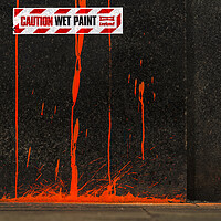 Buy canvas prints of Caution Wet Paint by Rich Fotografi 