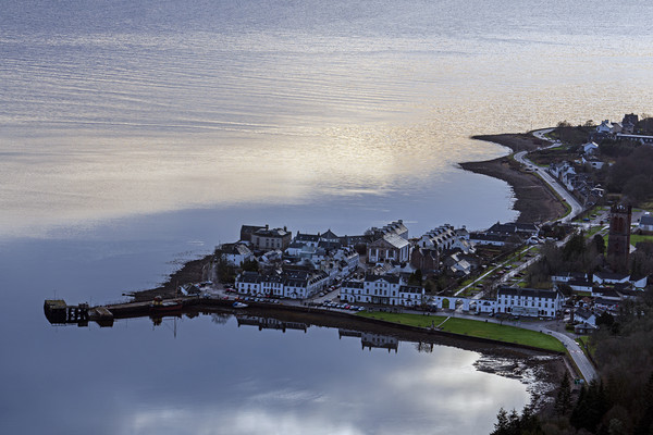 Looking down on Inveraray, Loch Fyne. Picture Board by Rich Fotografi 