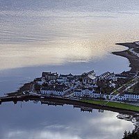 Buy canvas prints of Looking down on Inveraray, Loch Fyne. by Rich Fotografi 