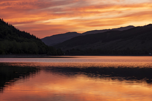 Sunrise on Loch Shira, Inveraray. Picture Board by Rich Fotografi 