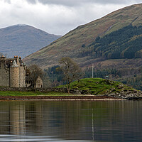 Buy canvas prints of Dunderave Castle on Loch Fyne by Rich Fotografi 