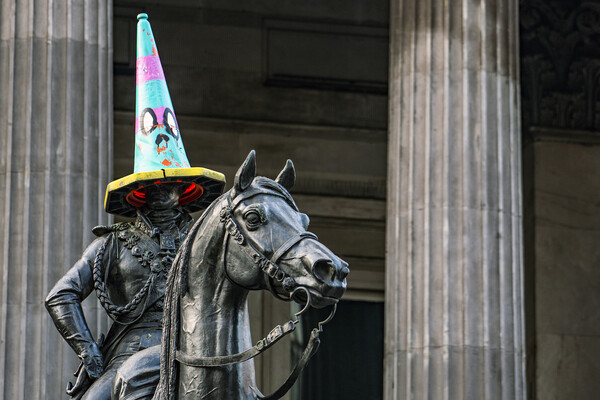 The Duke of Wellington, a Glasgow icon. Picture Board by Rich Fotografi 
