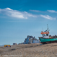 Buy canvas prints of The beach at Aldeburgh, by Bill Allsopp