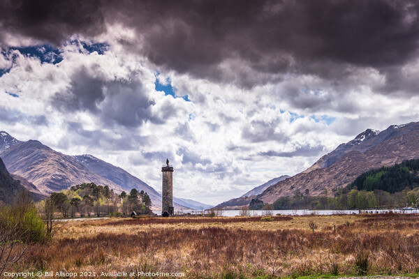 The Glenfinnan monument. Picture Board by Bill Allsopp