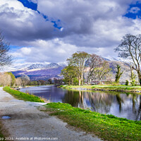 Buy canvas prints of The Caledonian canal. by Bill Allsopp