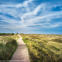 Buy canvas prints of Path to the sea. by Bill Allsopp