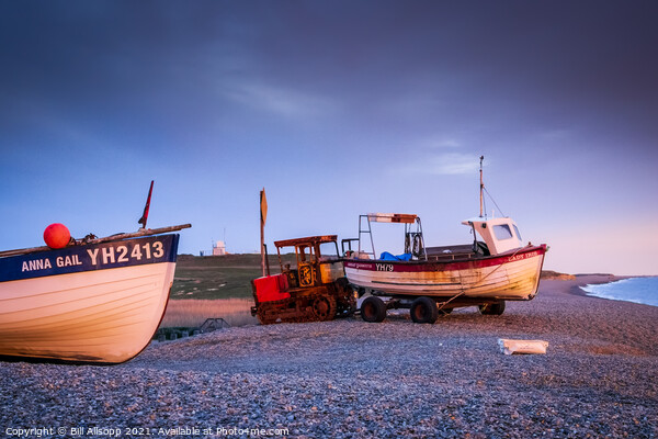 Salthouse boats at sunrise. Picture Board by Bill Allsopp