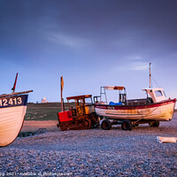 Buy canvas prints of Salthouse boats at sunrise. by Bill Allsopp