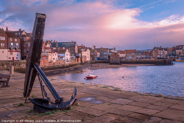 Whitby Harbour. Picture Board by Bill Allsopp