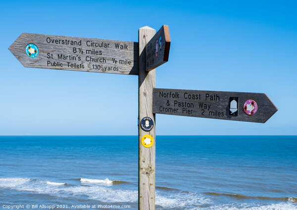 The Norfolk Coast Path Picture Board by Bill Allsopp