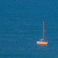 Buy canvas prints of Alone in the sea. by Bill Allsopp