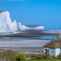 Buy canvas prints of Seven Sisters from Cuckmere. by Bill Allsopp