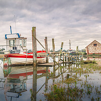 Buy canvas prints of High tide at the coal barn by Bill Allsopp