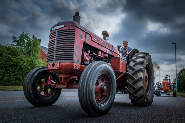Jim's tractor run. Picture Board by Bill Allsopp
