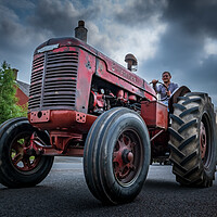 Buy canvas prints of Jim's tractor run. by Bill Allsopp
