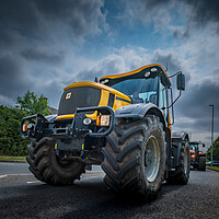 Buy canvas prints of JCB tractor by Bill Allsopp